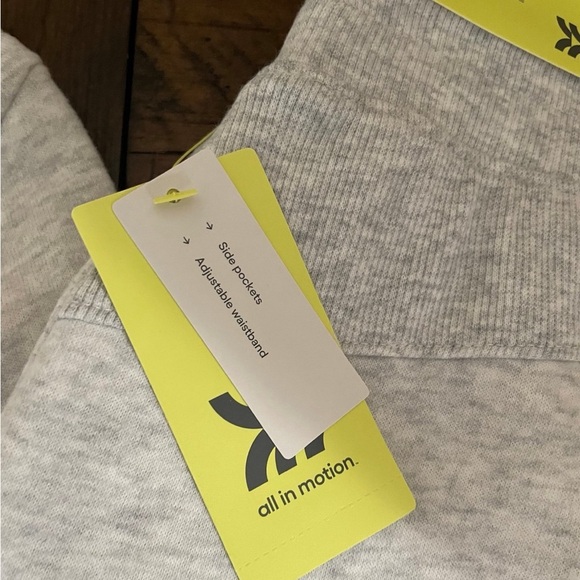 All In Motion Womens Fleece High Rise Jogger Pants Heather Gray Women’s Size S - Picture 5 of 8